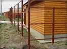 Монтаж конструкции забора из сетки Установка забора из сетки